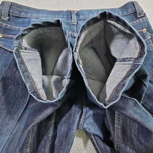 PD&C Jeans Men's 36x32 Dark Wash Blue Comfort Stretch Fit Retention - Picture 15 of 16